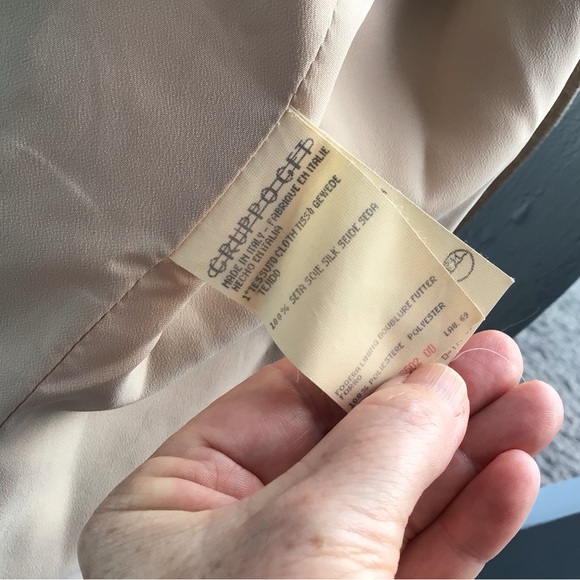 Valentino Boutique Tessuto Cloth 4 Button Blazer Jacket Vintage Size 12 Italy - Picture 14 of 16